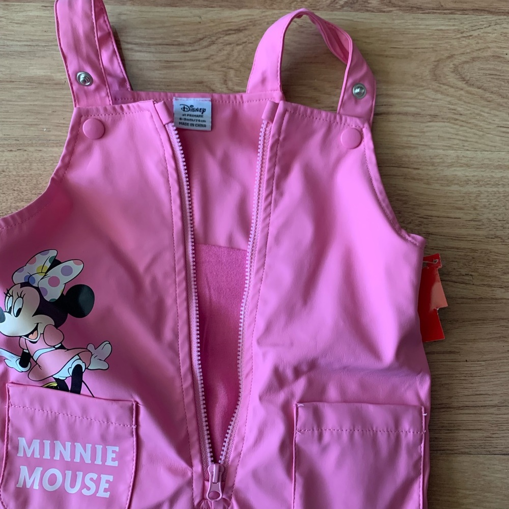 Minnie Mouse puddle suit